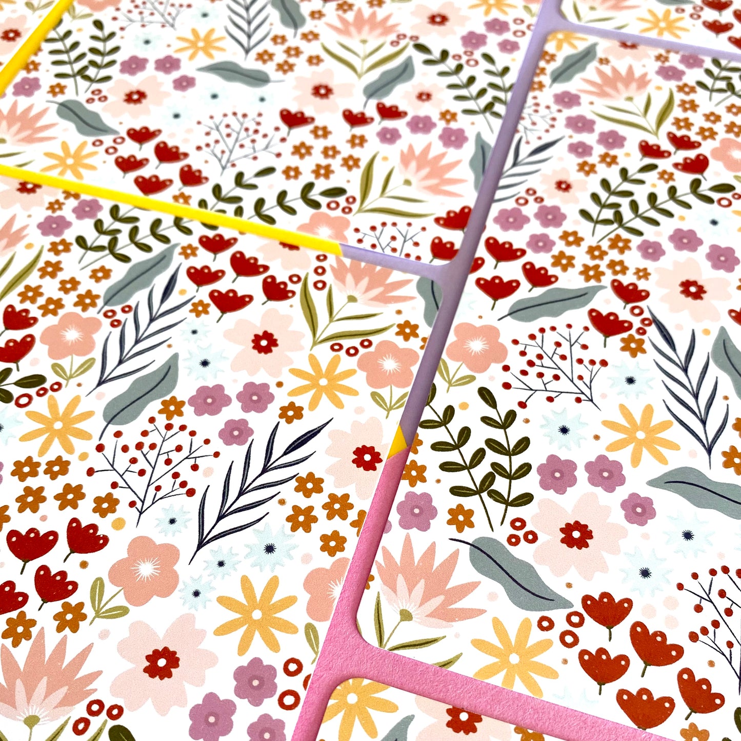 Flower pattern - Postcard