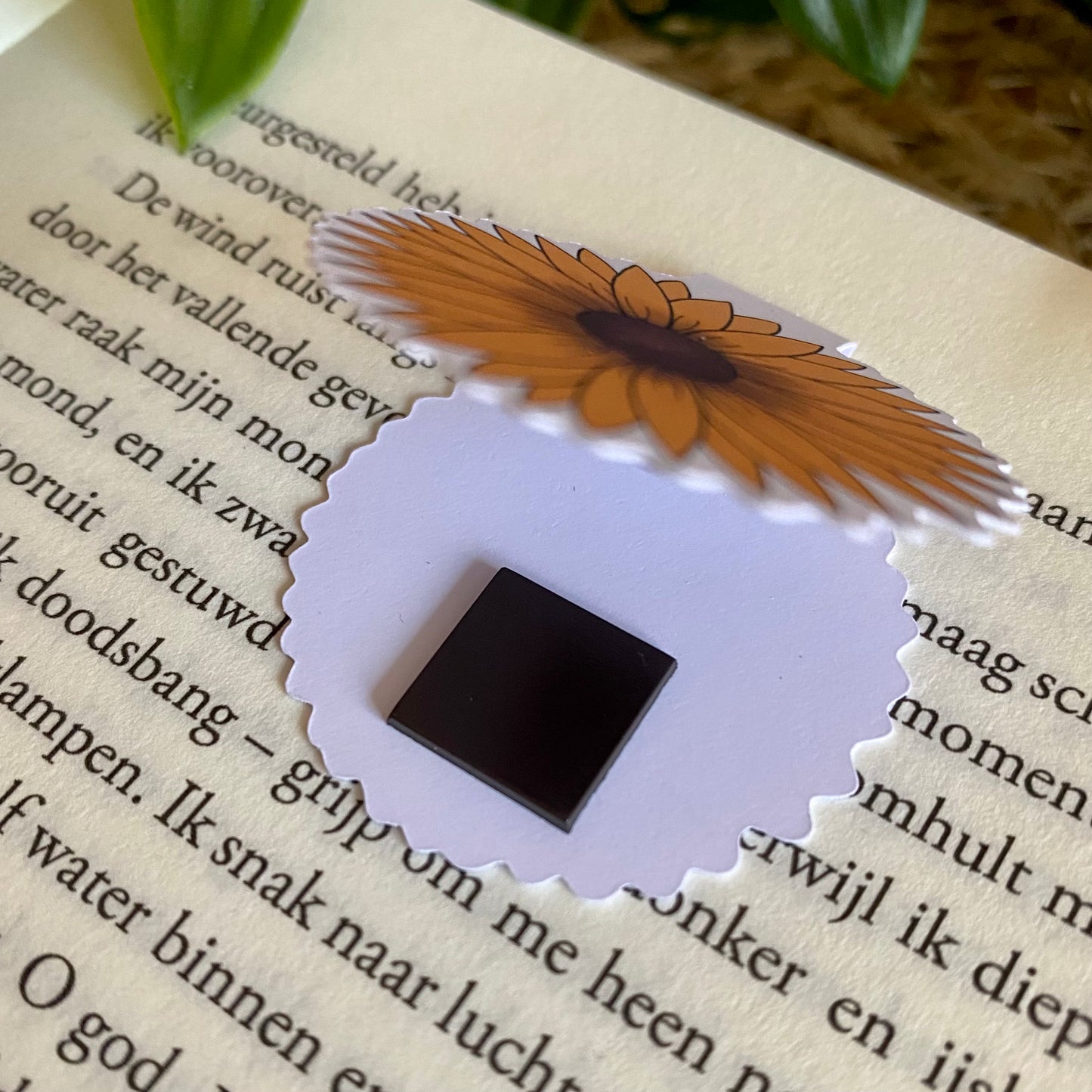 Sunflower | Magnetic bookmark