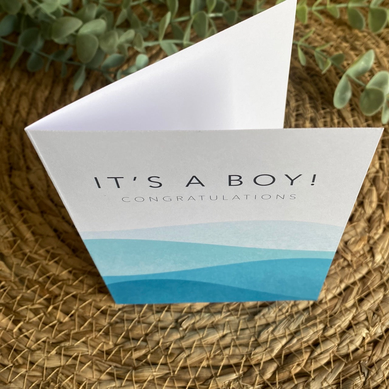 It's a boy | Card folded