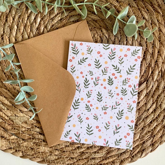 Flowers | card folded