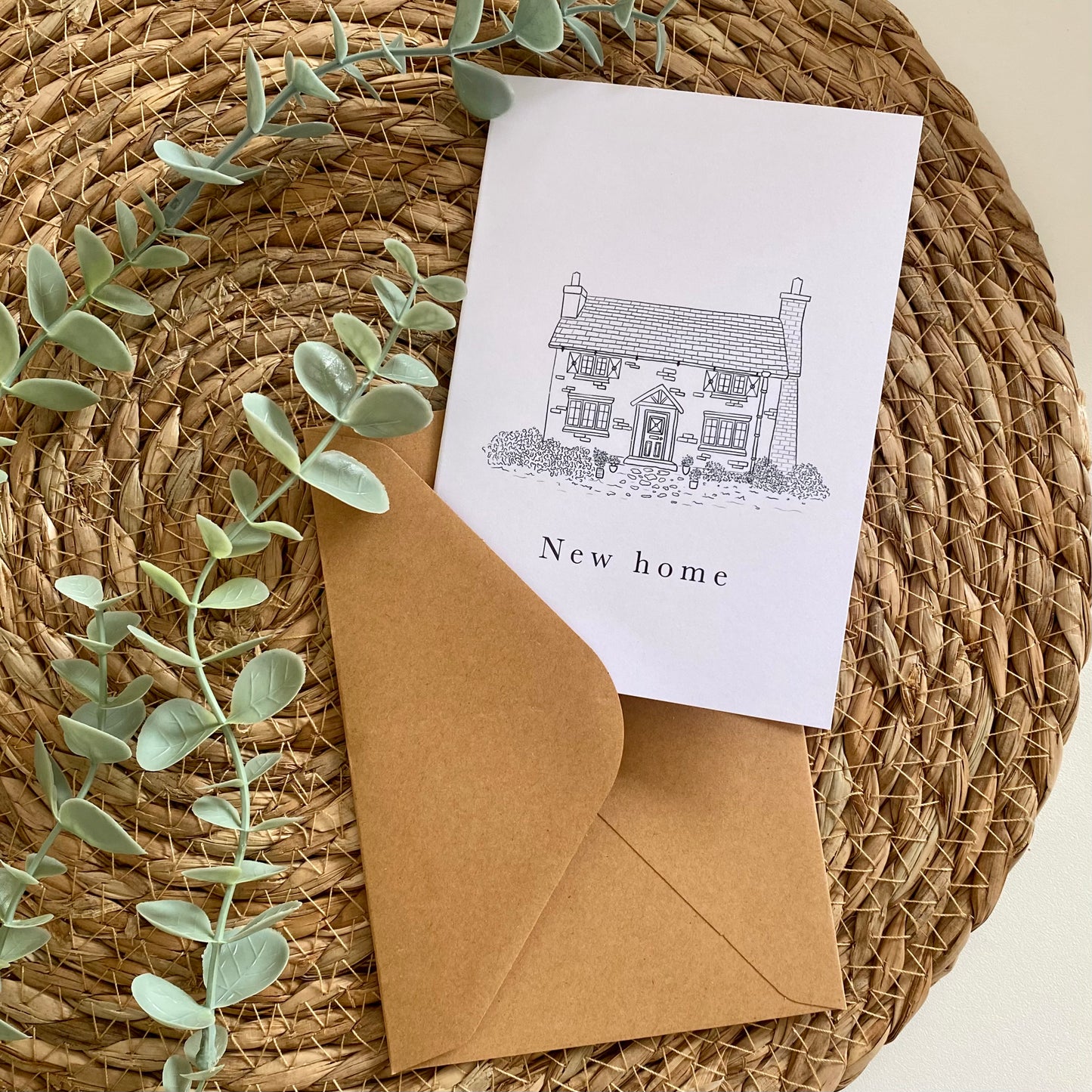 new home | card folded