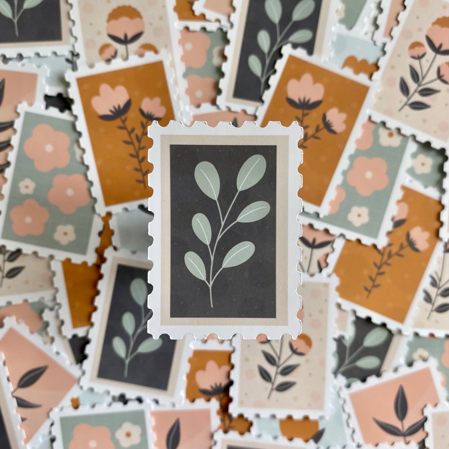 Flower stamps | Sticker set of 6