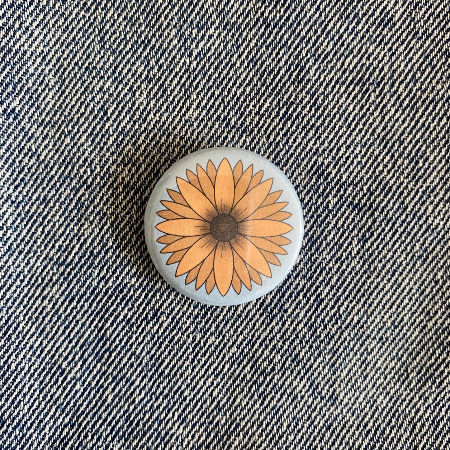 Sunflower | Pin Badge Button