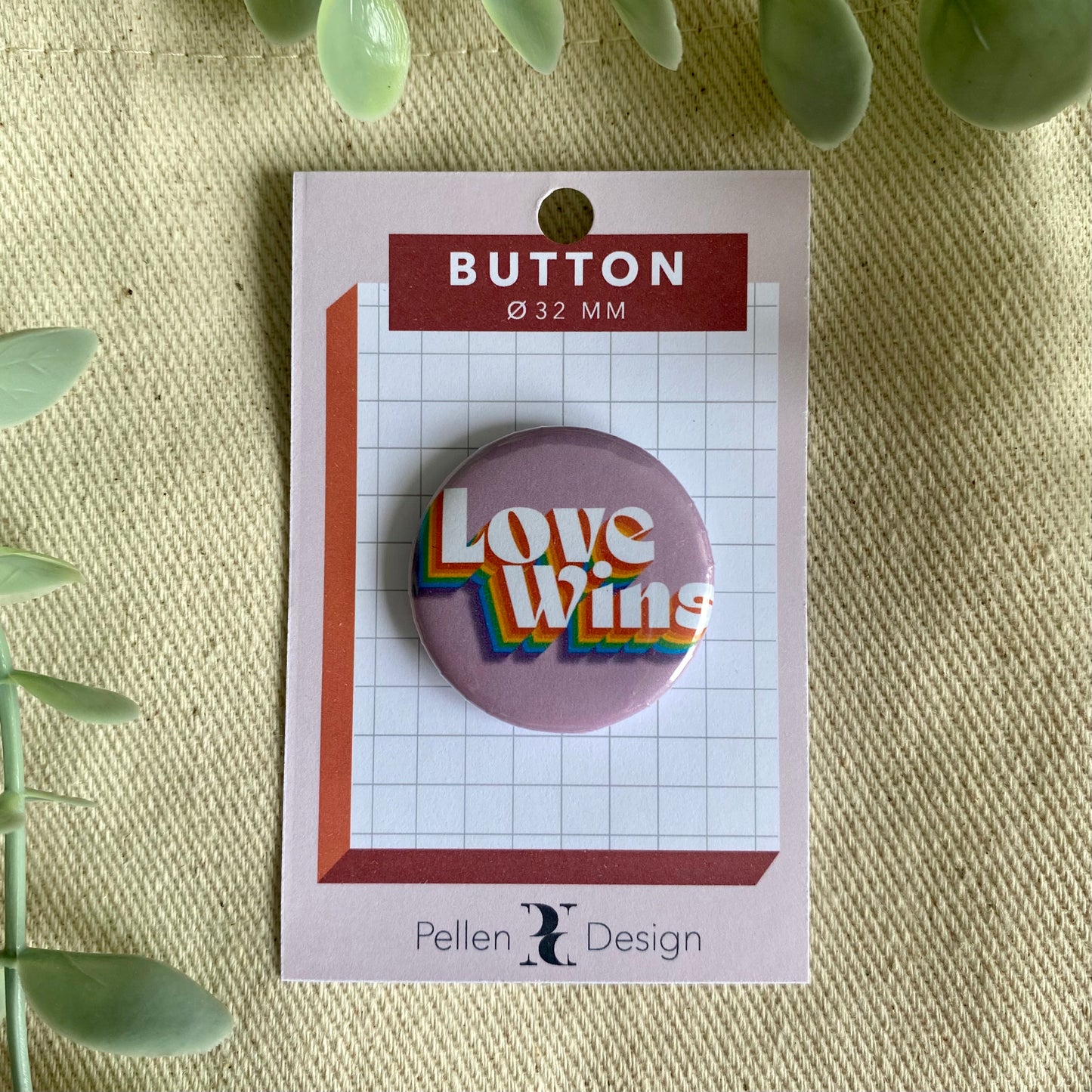 Love Wins | Pin Badge Button