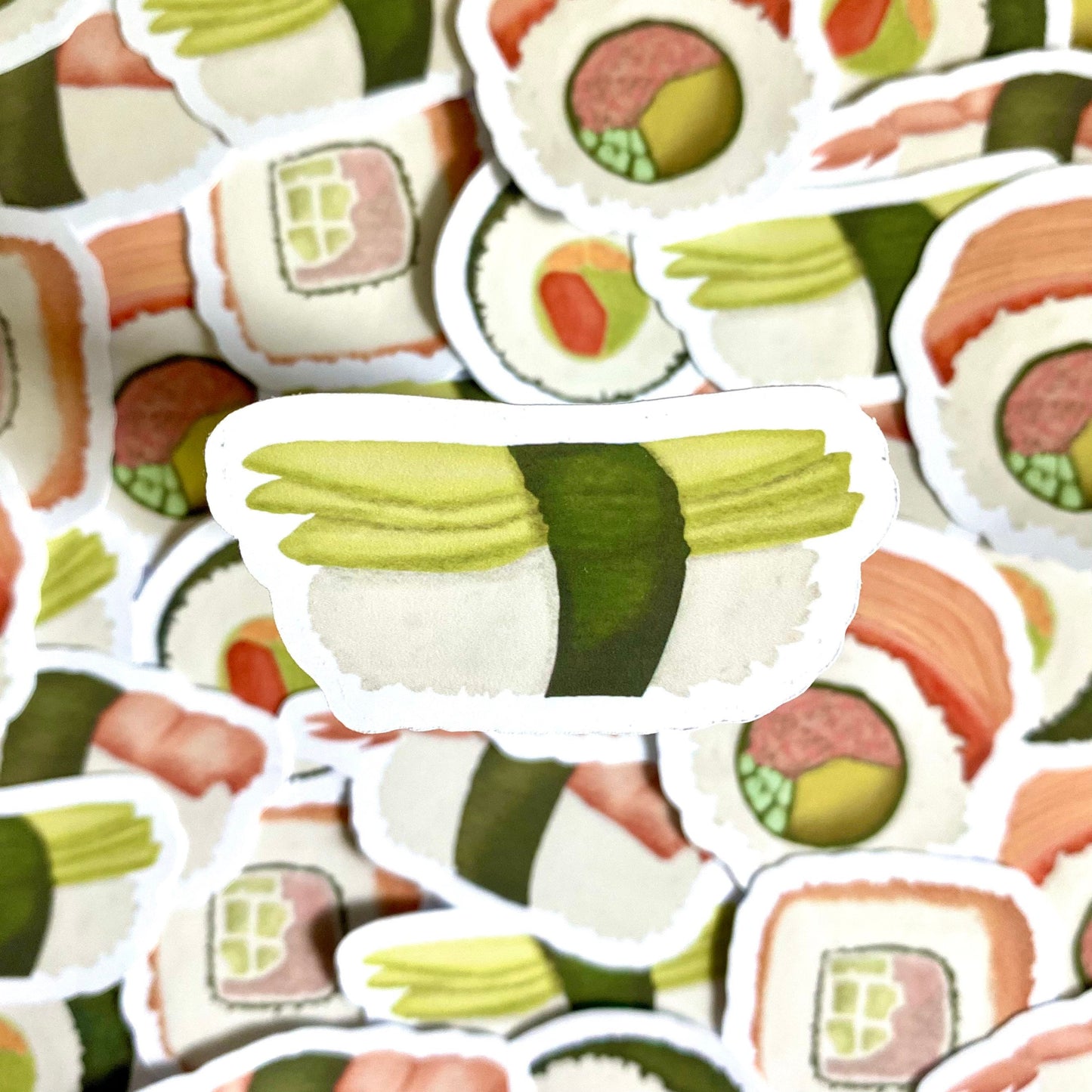 Sushi - sticker set or 5