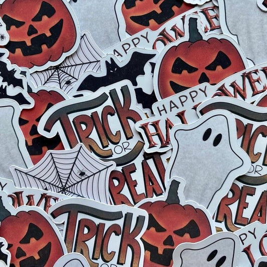 Halloween sticker set of 6