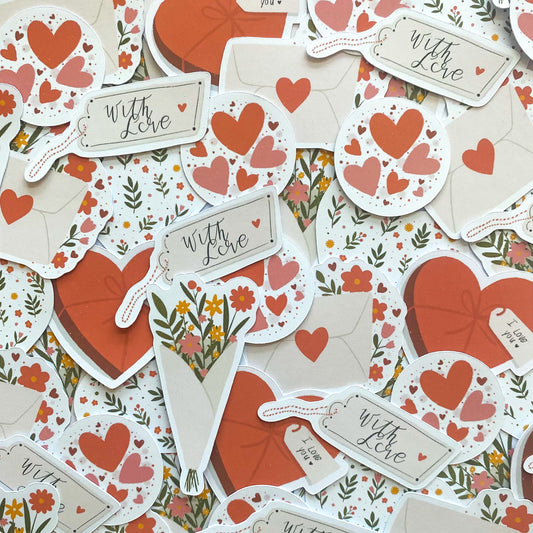 Love - sticker set of 6