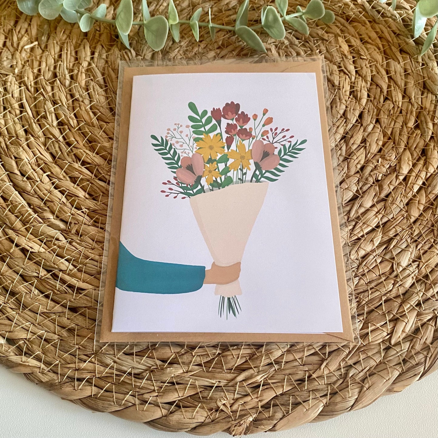 Flower bouquet - Card folded