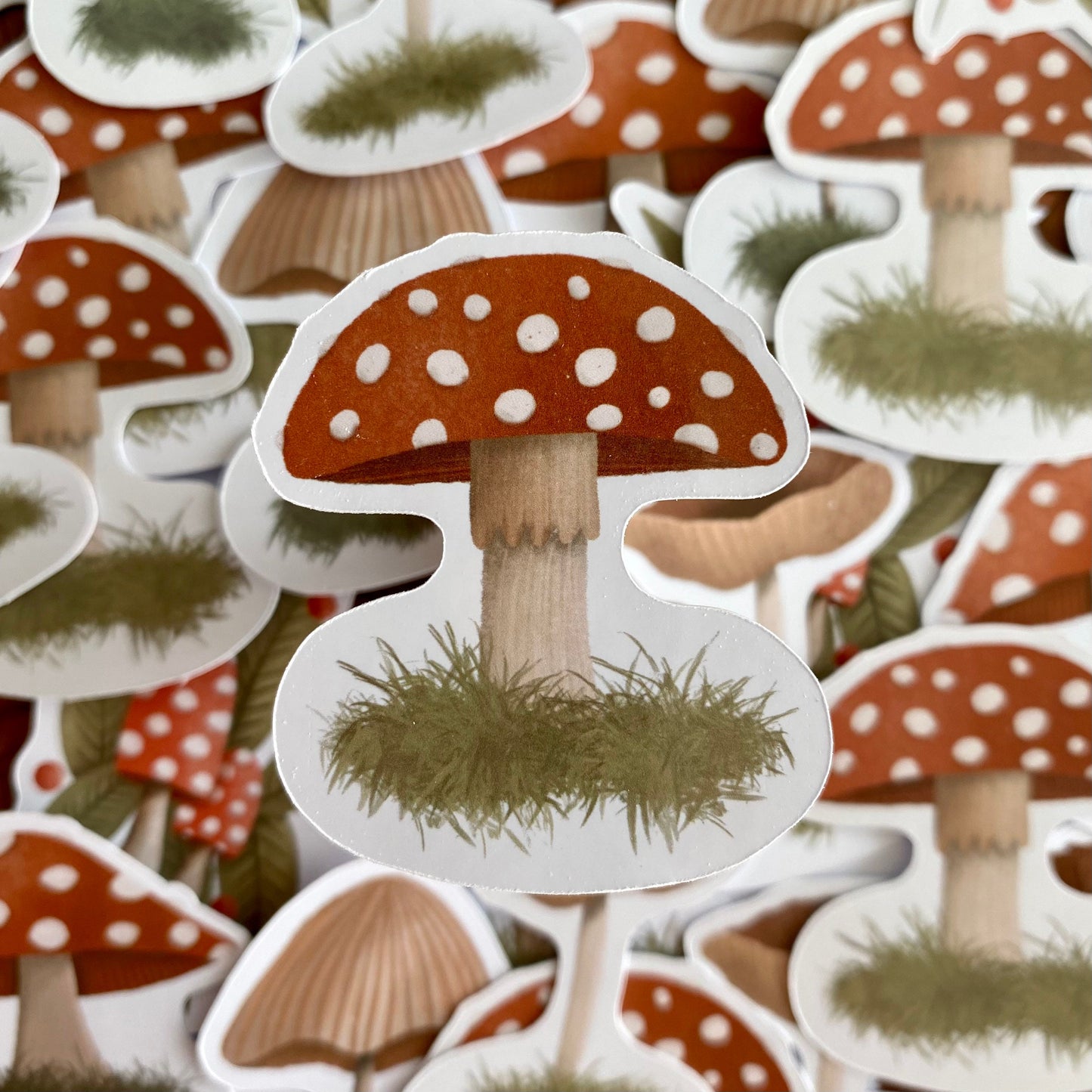 Mushroom fall | sticker set of 6