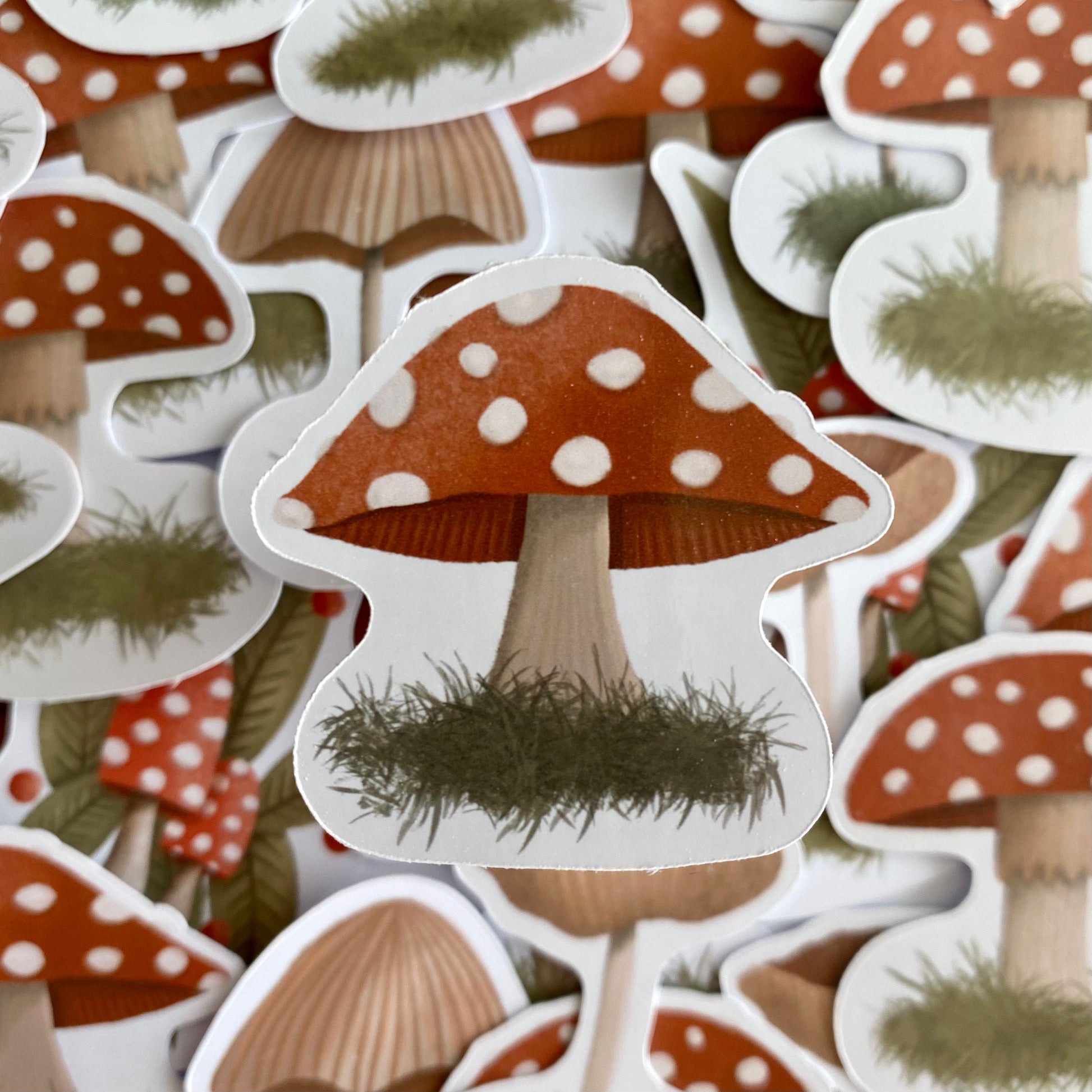 Mushroom fall | sticker set of 6