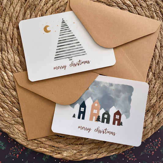 Christmas Cards - A6 set of 2